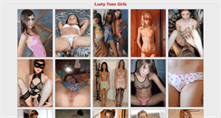 Desktop Screenshot of lustyteengirls.com